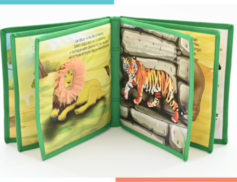 La aventura safari de Davis y Luchis (libro de texturas)