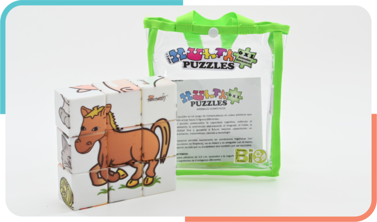 Multi Puzzles Animales Domésticos
