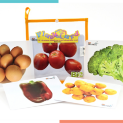 Flash Card Fotografía Real Alimentos