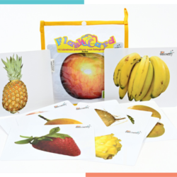 Flash Card Fotografía Real Frutas