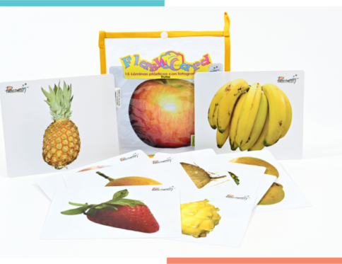 Flash Card Fotografía Real Frutas