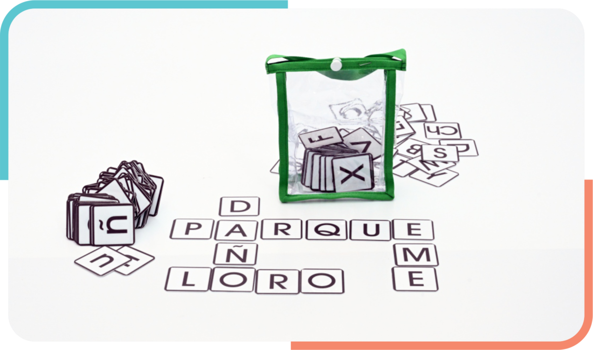 Kit de letras plásticas 160 unidades