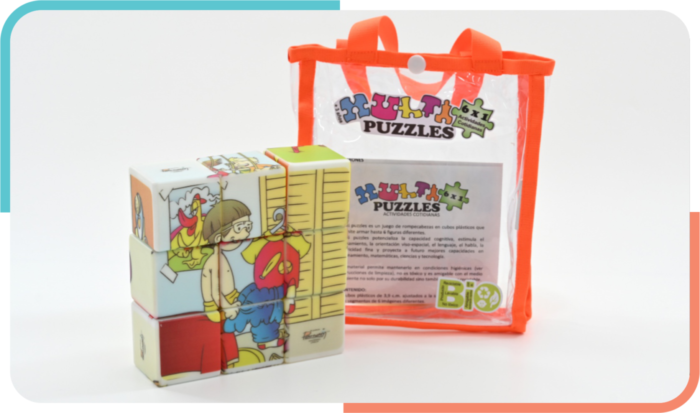 Multi puzzles actividades cotidianas