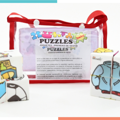 Multi Puzzles Baby Sonoros Juguetes y Prendas de Vestir