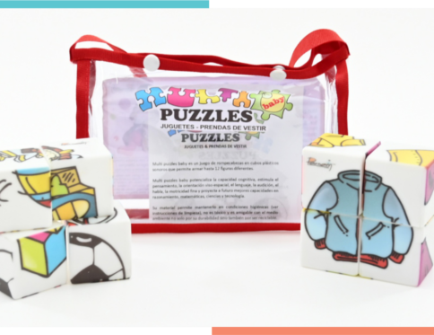 Multi Puzzles Baby Sonoros Juguetes y Prendas de Vestir