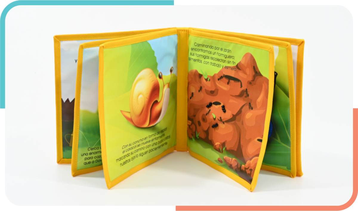 El Jardín de Davis y Luchis (libro de texturas)