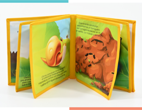 El Jardín de Davis y Luchis (libro de texturas)