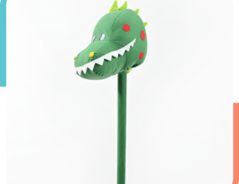 Dinosaurio de palo