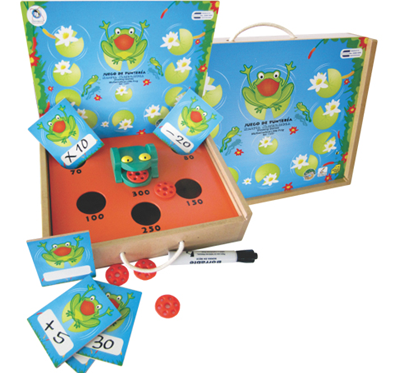 Juego de Puntería Ranita Matemática