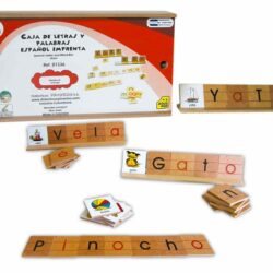 Caja de Letras y Palabras Imprenta Español