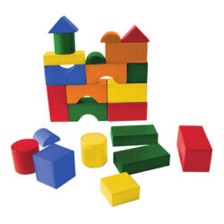 Juego de Bloques de Construcción en Madera x 100 Pzs.