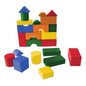 Juego de Bloques de Construcción en Madera x 100 Pzs.