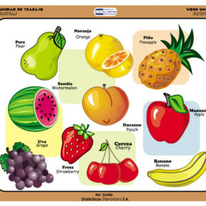 Unidad de Trabajo Frutas x 10 Pzs
