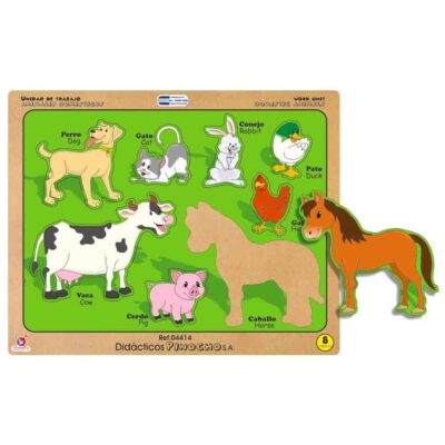 Unidad de Trabajo Animales Domésticos x 8 Pzs