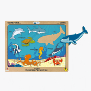 Unidad de Trabajo Animales Marinos x 9 Pzs