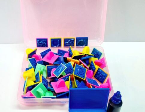 Mini abecedario x 63 sellos