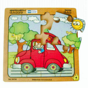 Rompecabezas El Carro x 4 Pzs