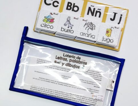 Lotería de Letras, Palabras y Dibujos