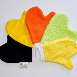 SET DE 5 GUANTES DE TEXTURAS TAMAÑO INFANTIL