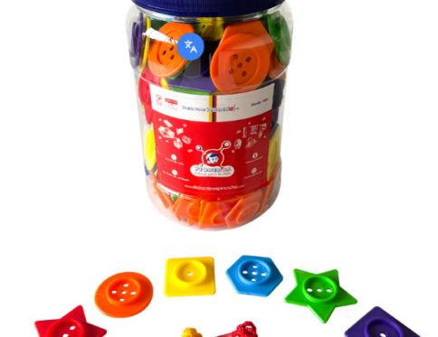 Botones apilables x 144 piezas